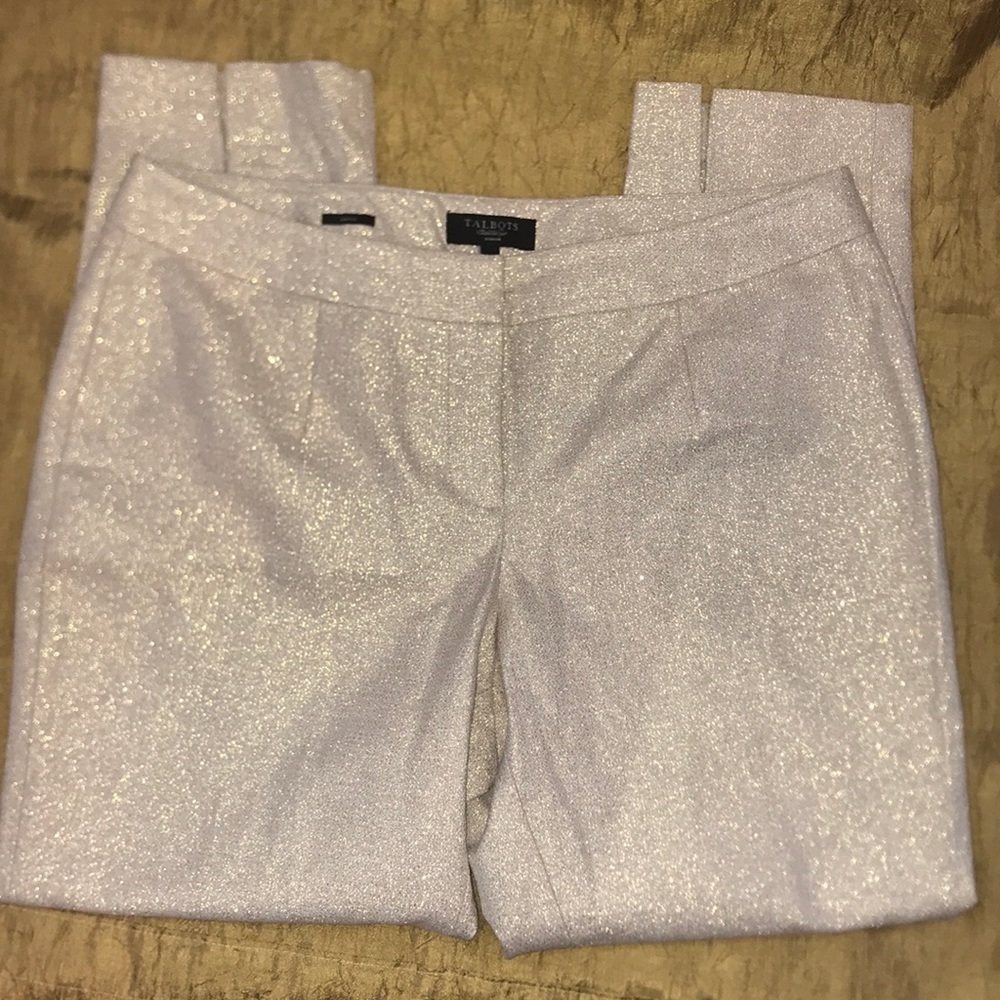 Talbots Signature Gold Metallic Pants